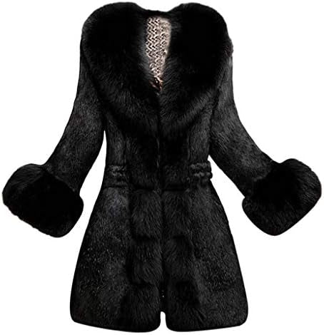 black fur coat